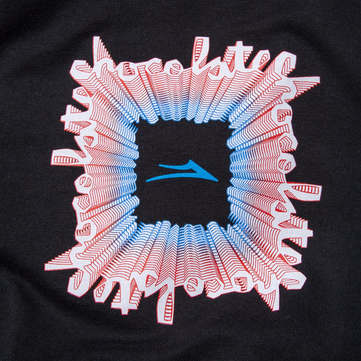 LAKAI T-SHIRT Lakai Vortex Tee - (Chocolate) Black