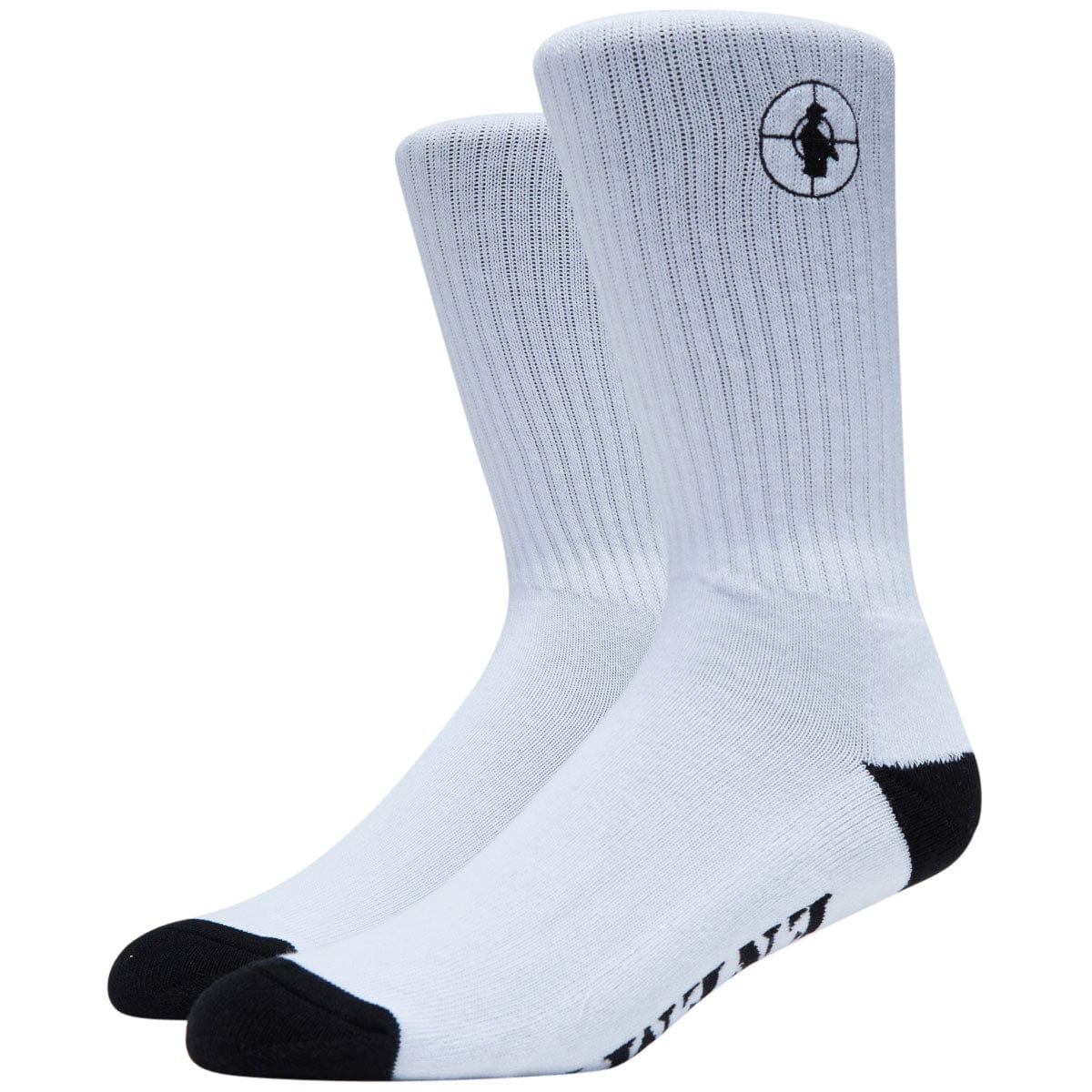LAKAI SOCKS Black Lakai x Public Enemy Sniper Logo Socks