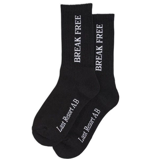 LAST RESORT AB SOCKS 7.0 - 9.0 LAST RESORT AB BREAK FREE SOCKS 3-PACK - BLACK
