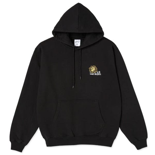 LAST RESORT AB HOODIE LAST RESORT AB FLOWER HOODIE - BLACK