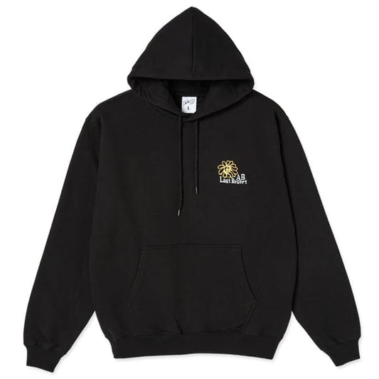 LAST RESORT AB HOODIE LAST RESORT AB FLOWER HOODIE - BLACK