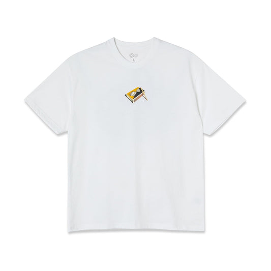 LAST RESORT AB T-SHIRT M Last Resort AB x Spitfire Matchbox Tee - White