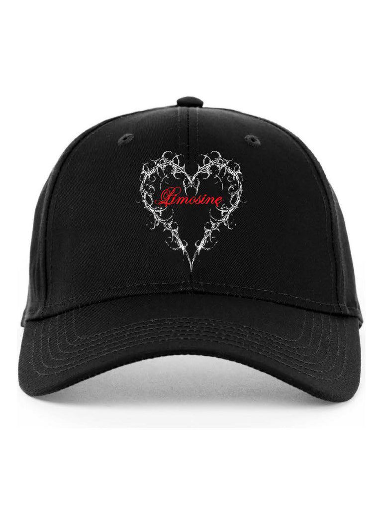 Limosine Heart Hat - Black