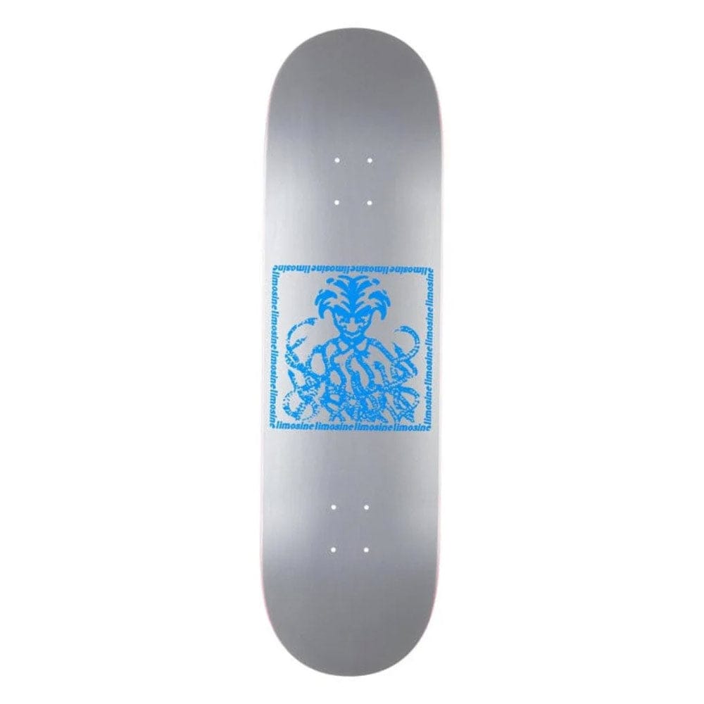 LIMOSINE SKATEBOARDS DECK Limosine Snake Pit Silver Blue Deck