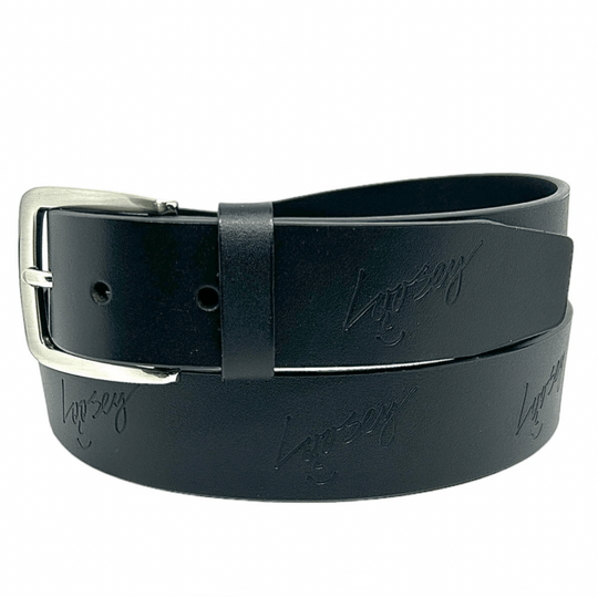Loosey BELT Loosey Premium Logo Belt - Black Leather