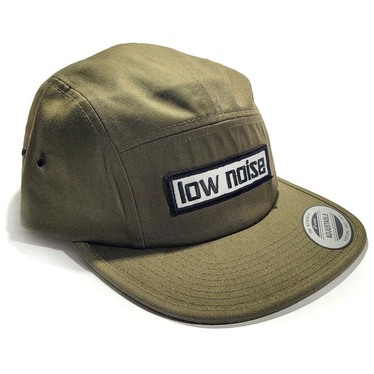 Low Noise HAT Low Noise Bar Logo 5 Panel Hat - Army Green