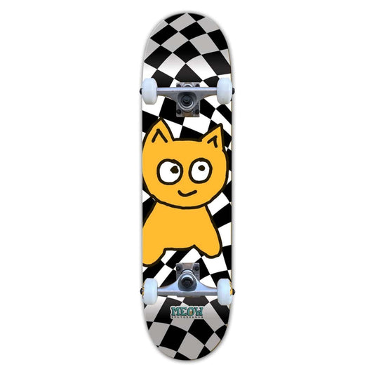 MEOW SKATEBOARDS COMPLETE SKATEBOARD 7.75 Meow Big Cat Check Twist Complete - 7.75