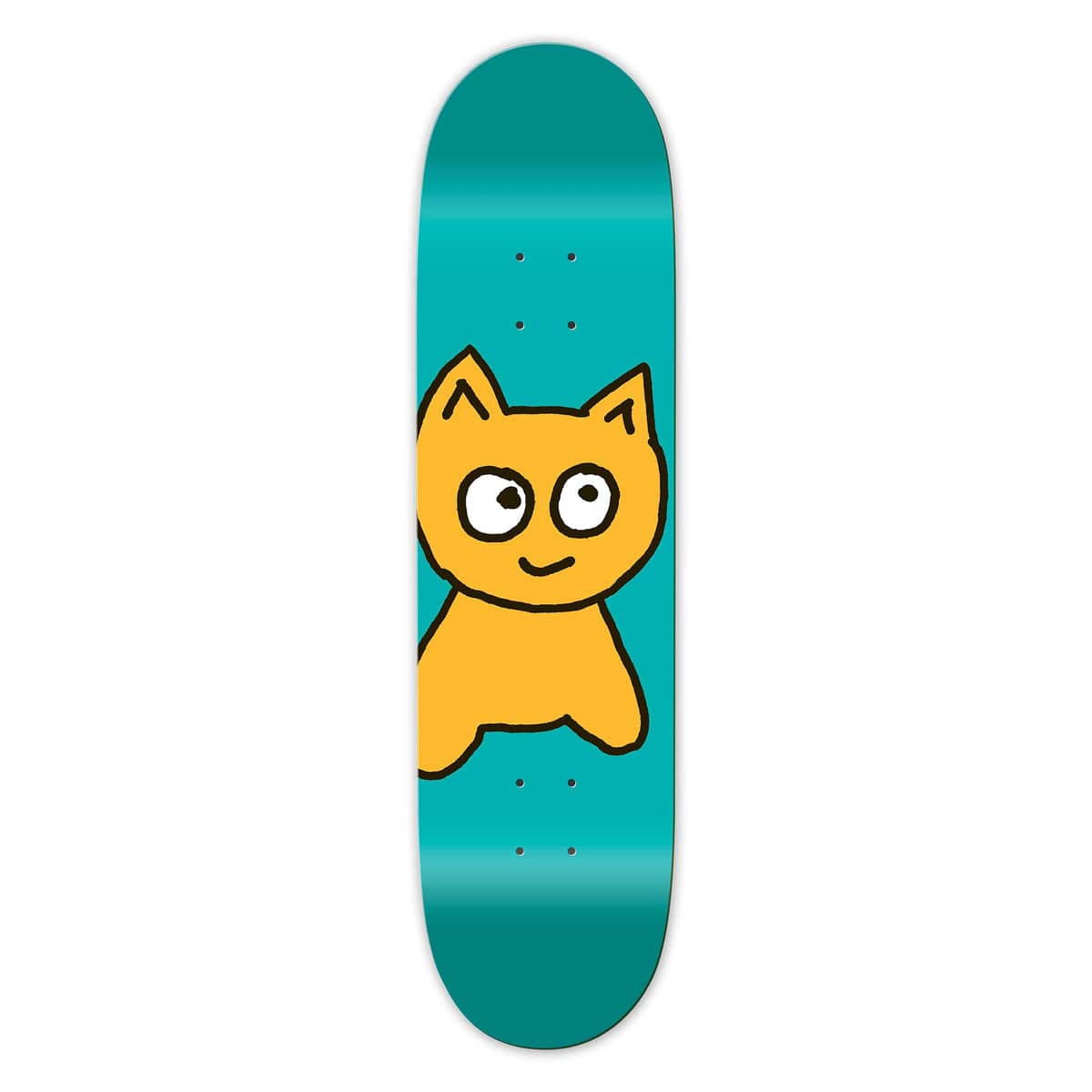 MEOW SKATEBOARDS DECK 8.25 Meow Big Cat Teal Deck - 8.25