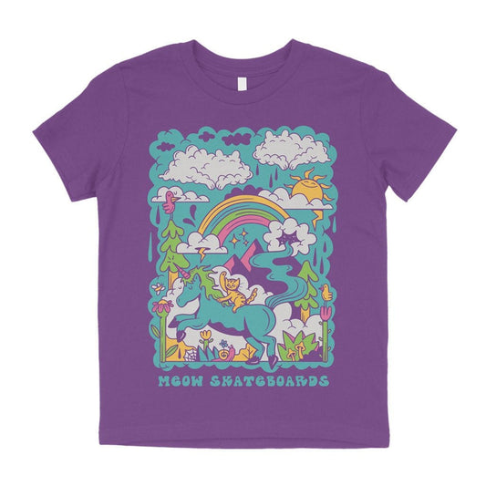 MEOW SKATEBOARDS YOUTH T-SHIRT Meow Dream Youth Tee - Purple