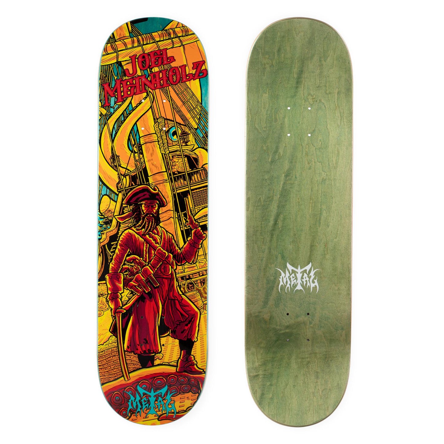 Metal Meinholz Blackbeard Deck - 8.5