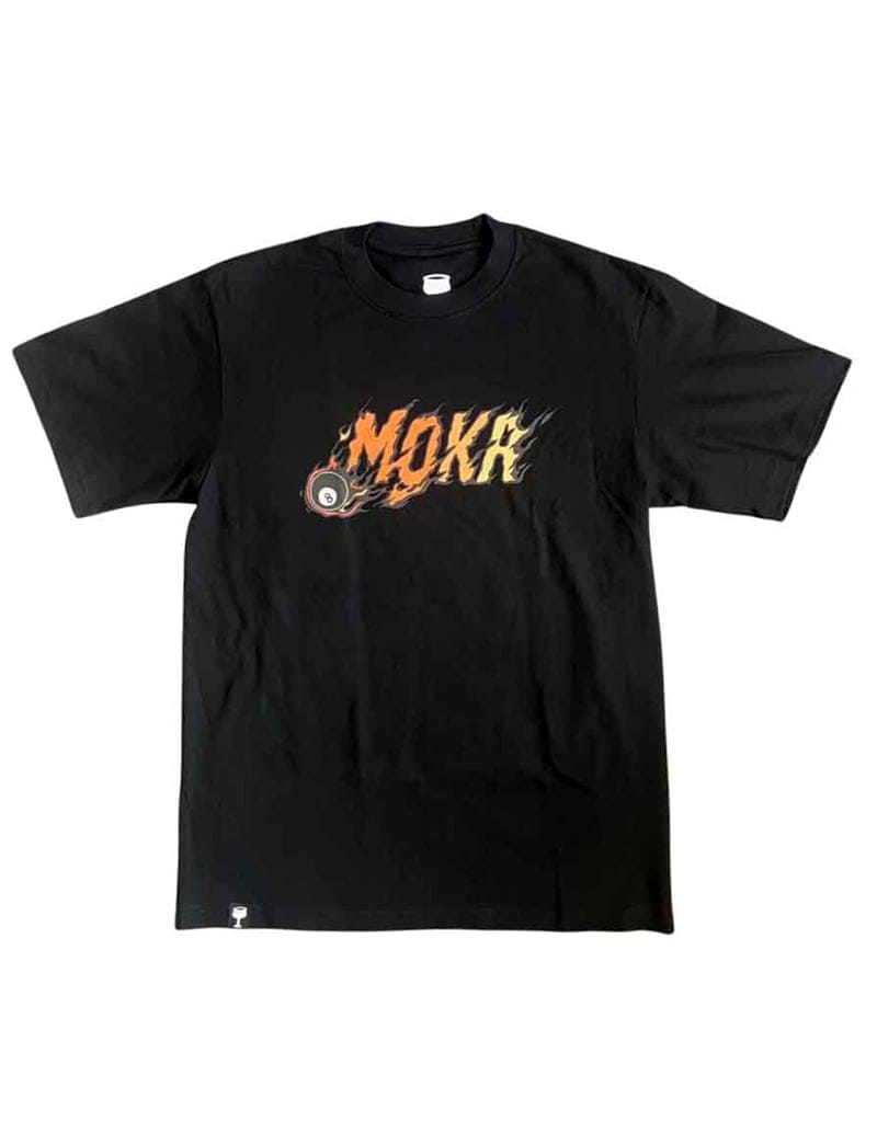 MOKA INTL T-SHIRT L Moka Intl. 8 Ball Tee - Black
