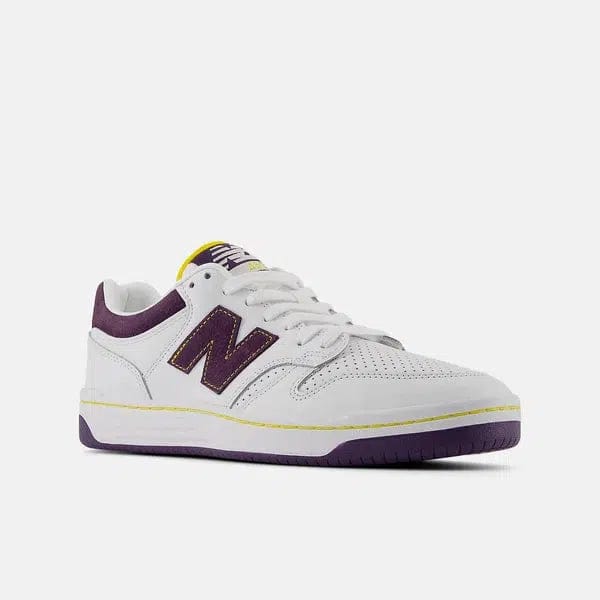 New Balance Numeric Shoe New Balance Numeric New Balance Numeric 480 - White Purple