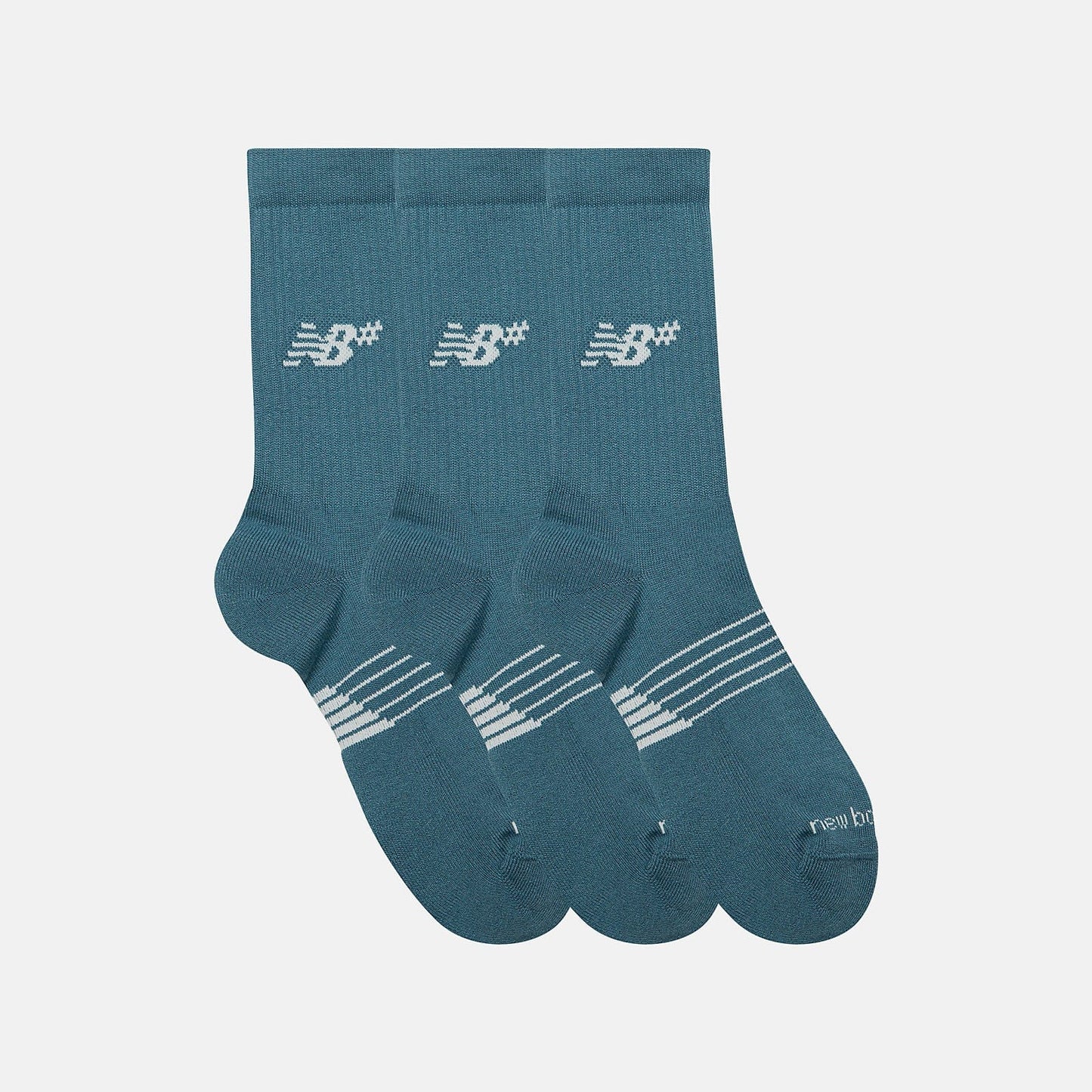 New Balance Numeric SOCKS L (9.0 - 13.0) New Balance Numeric Active Crew Socks - Salt Water