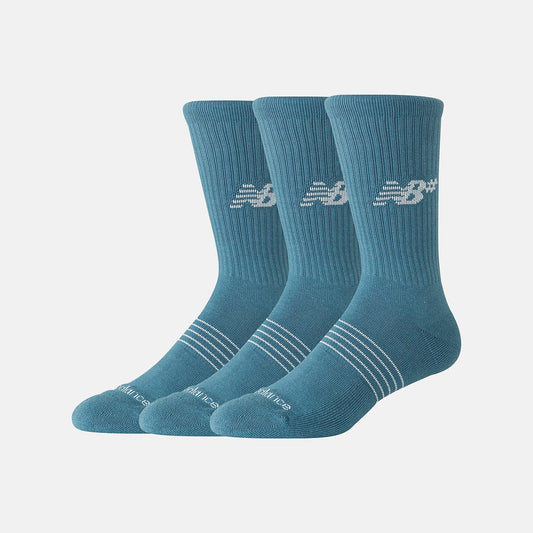 New Balance Numeric SOCKS L (9.0 - 13.0) New Balance Numeric Active Crew Socks - Salt Water