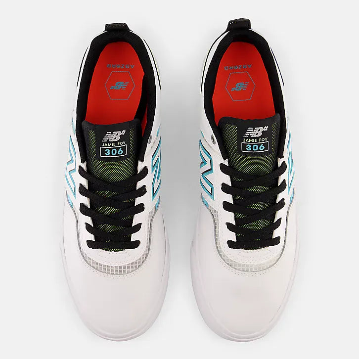 New Balance Numeric Shoe New Balance Numeric New Balance Numeric Foy 306 - White Aqua