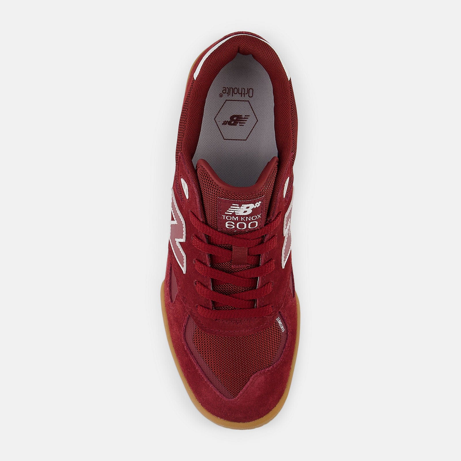 New Balance Numeric Knox 600 - Burgundy White – Holistic Skateshop