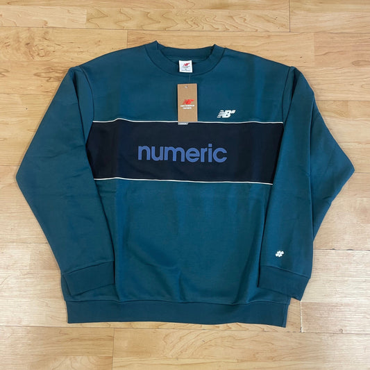 New Balance Numeric CREWNECK New Balance Numeric Team Crewneck - Forest Green