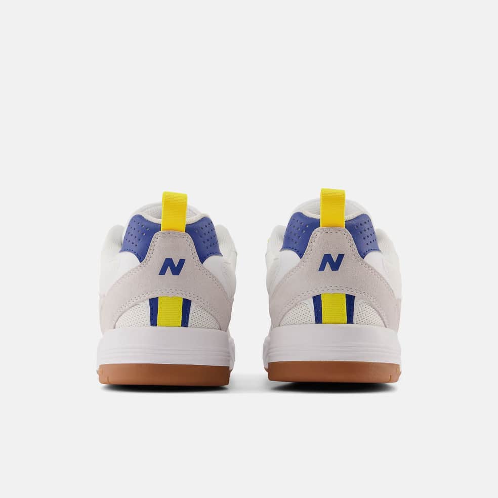New Balance Numeric Tiago 808 - White Blue Yellow – Holistic Skateshop