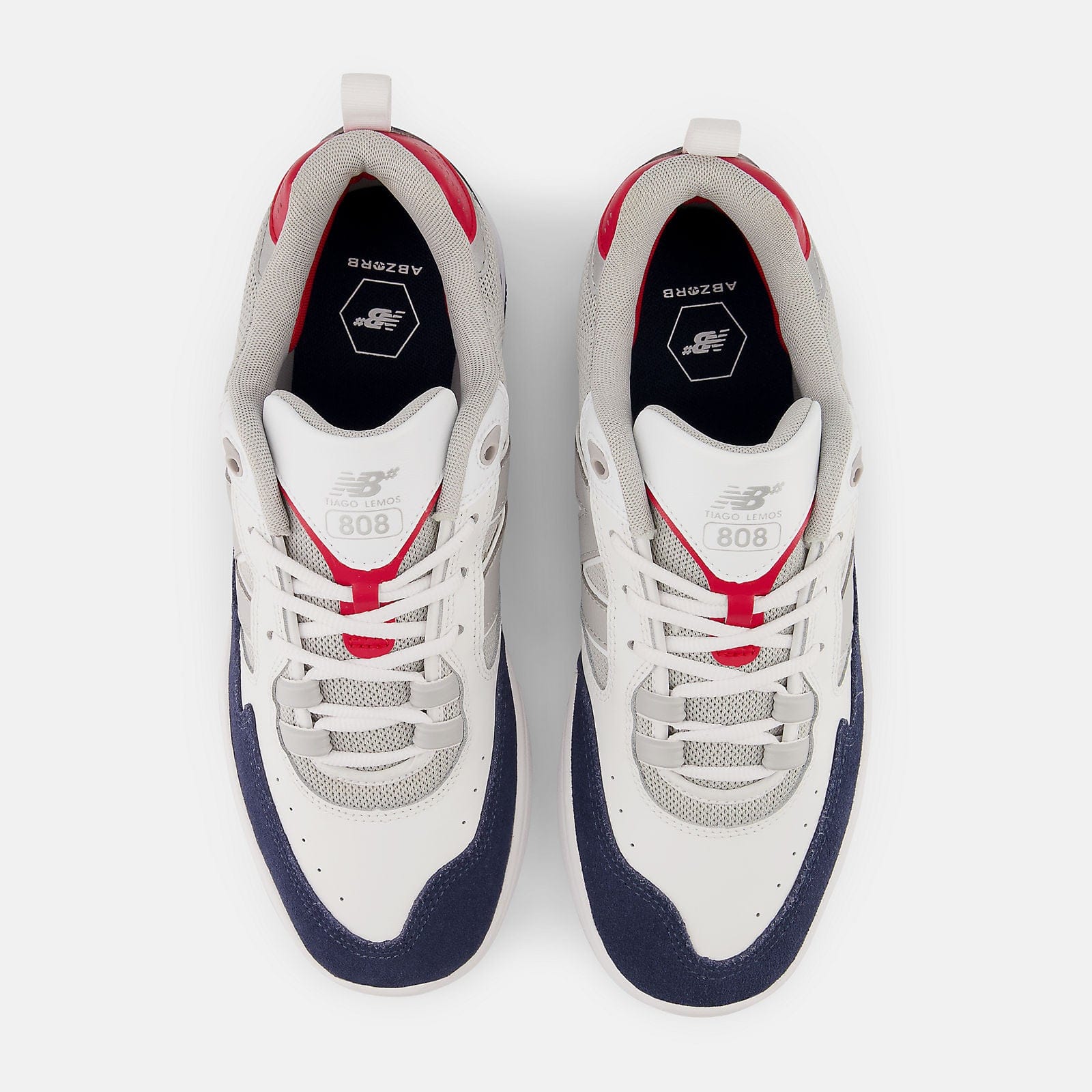 New Balance Numeric Shoe New Balance Numeric 9.5 New Balance Numeric Tiago 808 - White Navy