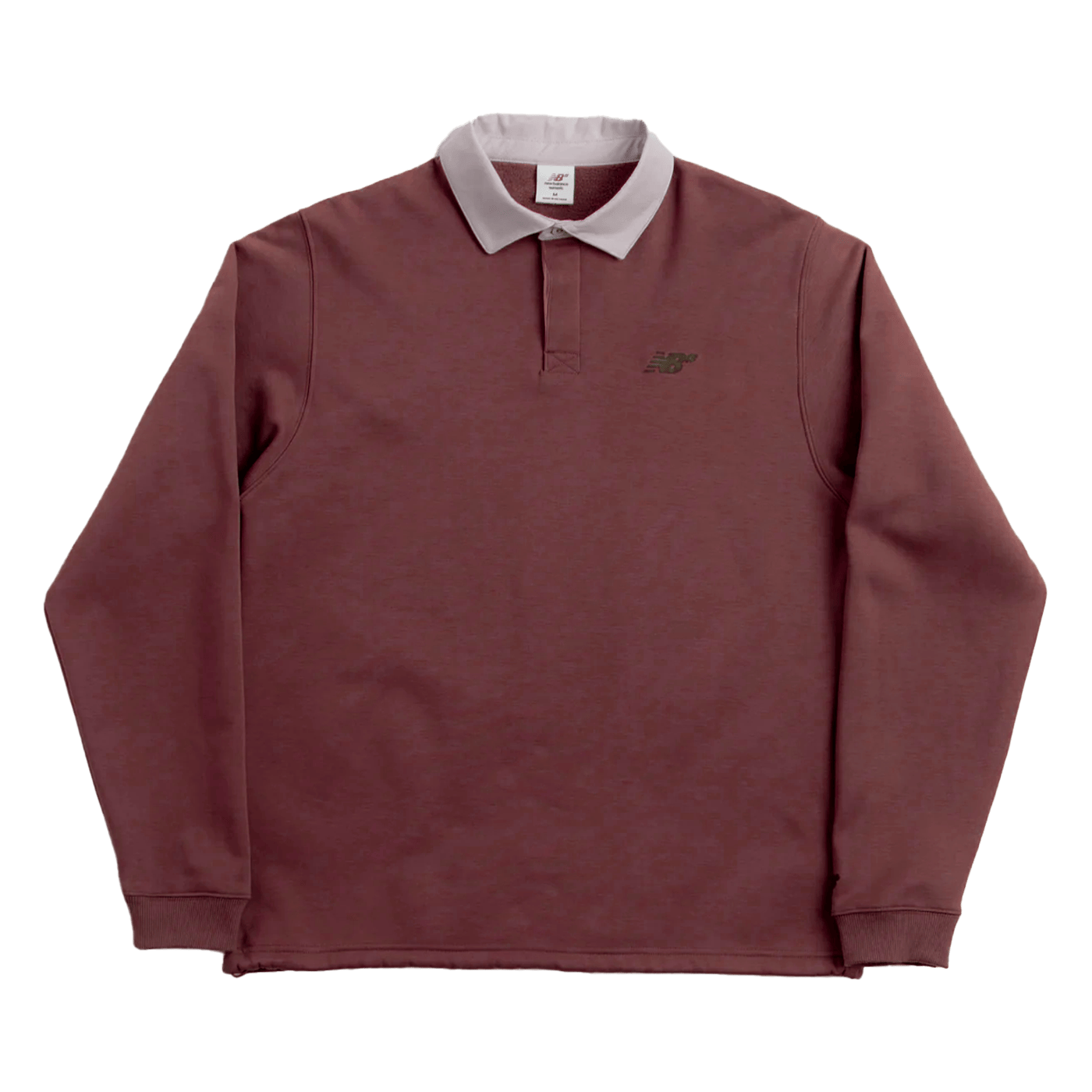 New Balance Numeric LONGSLEEVE TEE New Balance Rugby Longsleeve Shirt - Rich Oak