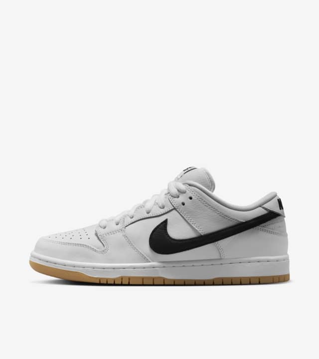 Nike SB Dunk Low Pro - White Black Gum