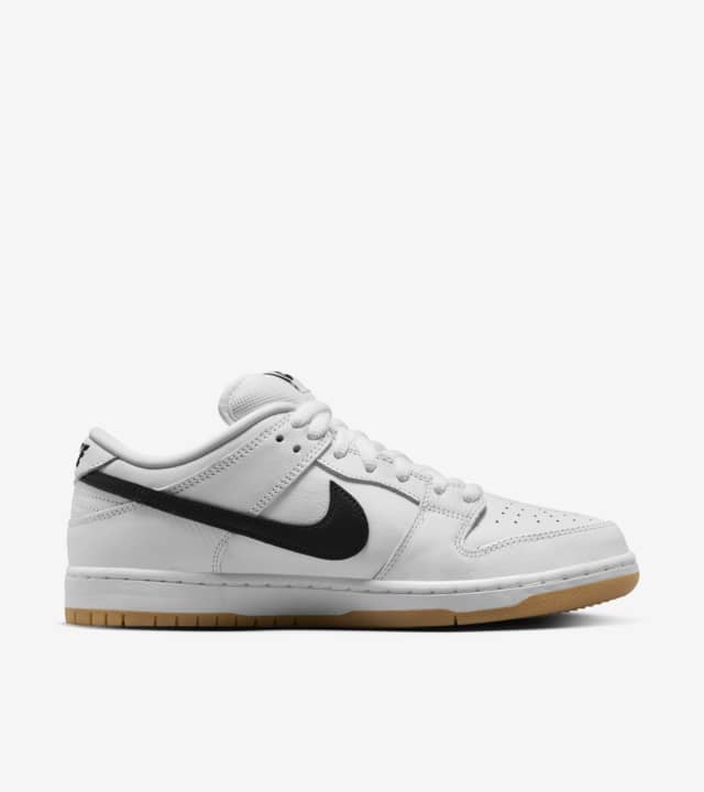 Nike SB Dunk Low Pro - White Black Gum