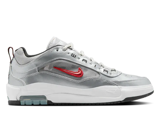 NIKE SB SHOE NIKE SB Nike SB Air Max Ishod Premium - Silver Red