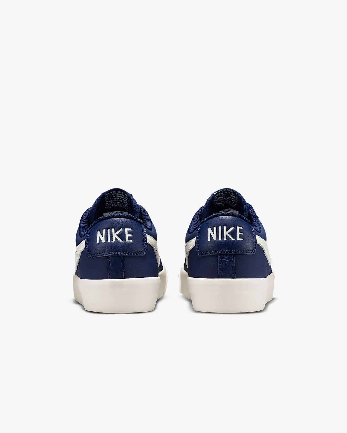 NIKE SB SHOE NIKE SB Nike SB Blazer Low GT - Navy White Leather