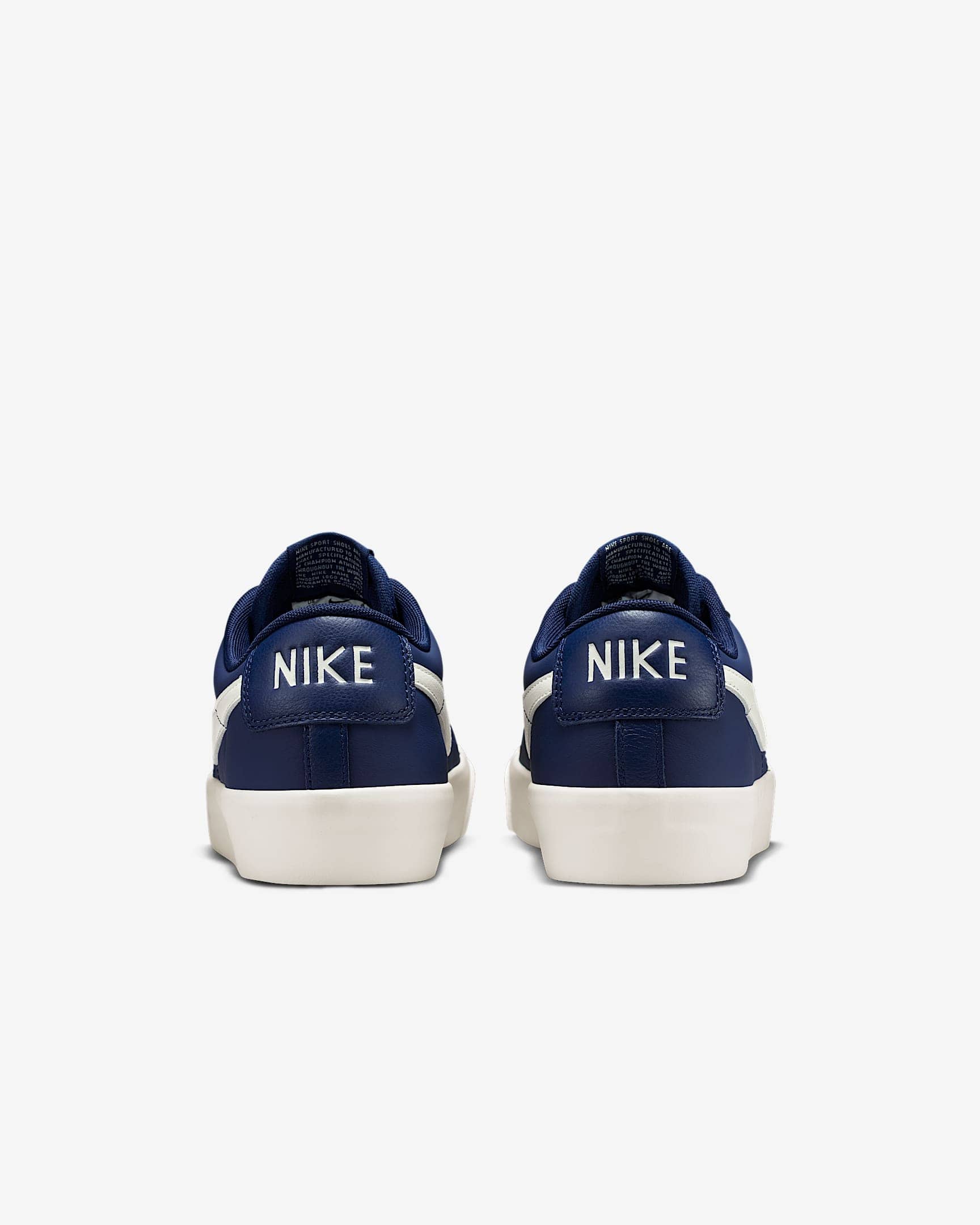 NIKE SB SHOE NIKE SB Nike SB Blazer Low GT - Navy White Leather