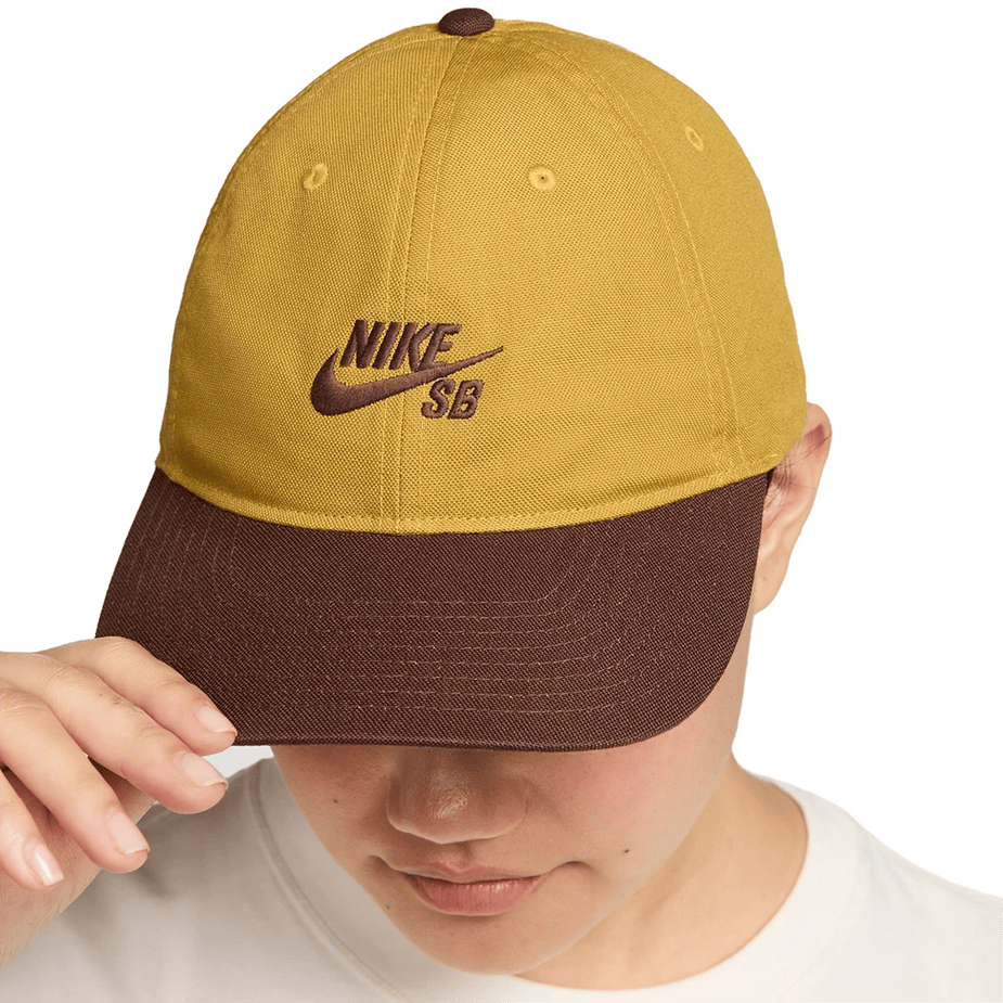 NIKE SB HAT Olive/Brown / S/M Nike SB Club Unstructured Skate Hat