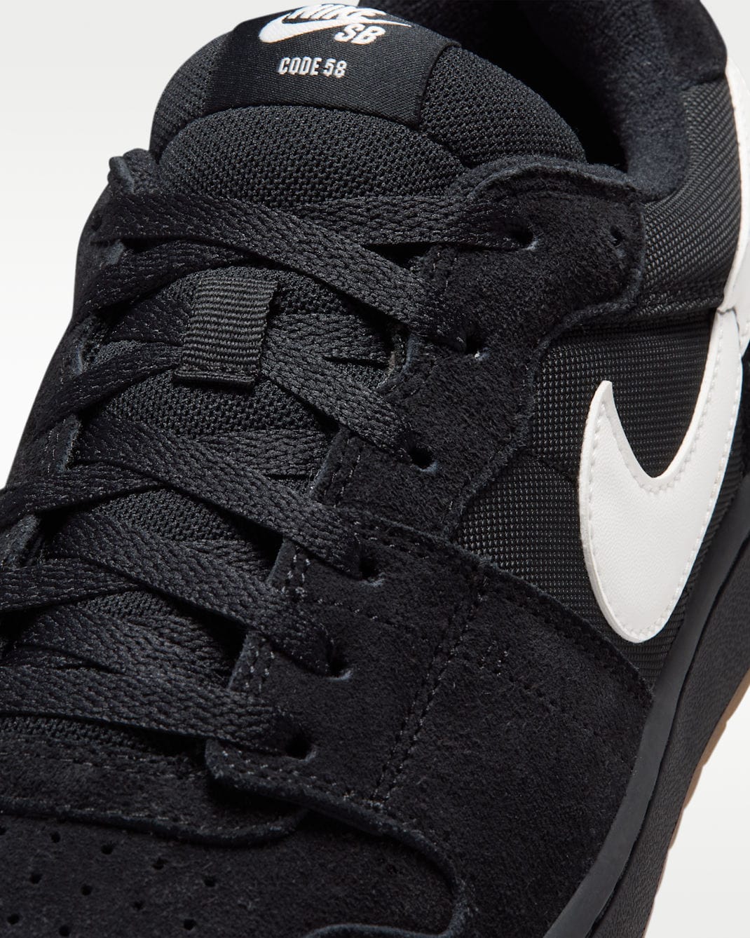 NIKE SB SHOE NIKE SB Nike SB Code 58 - Black Black Gum