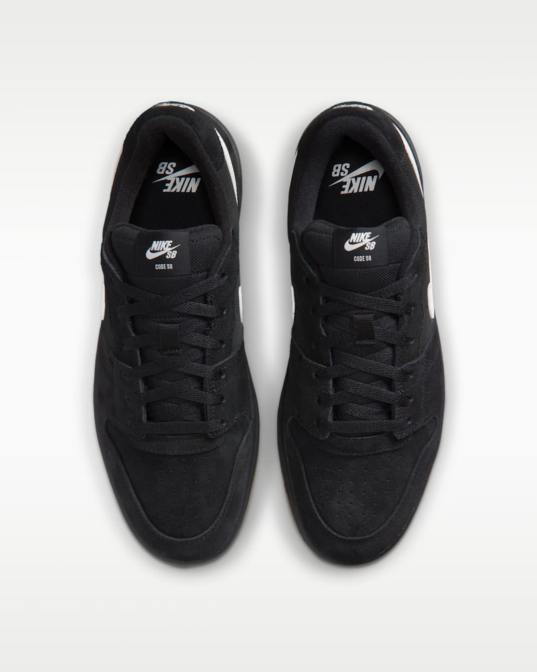 NIKE SB SHOE NIKE SB Nike SB Code 58 - Black Black Gum