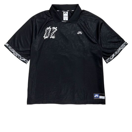 NIKE SB T-SHIRT L Nike SB Dri-Fit Jacquard Skate Jersey - Black