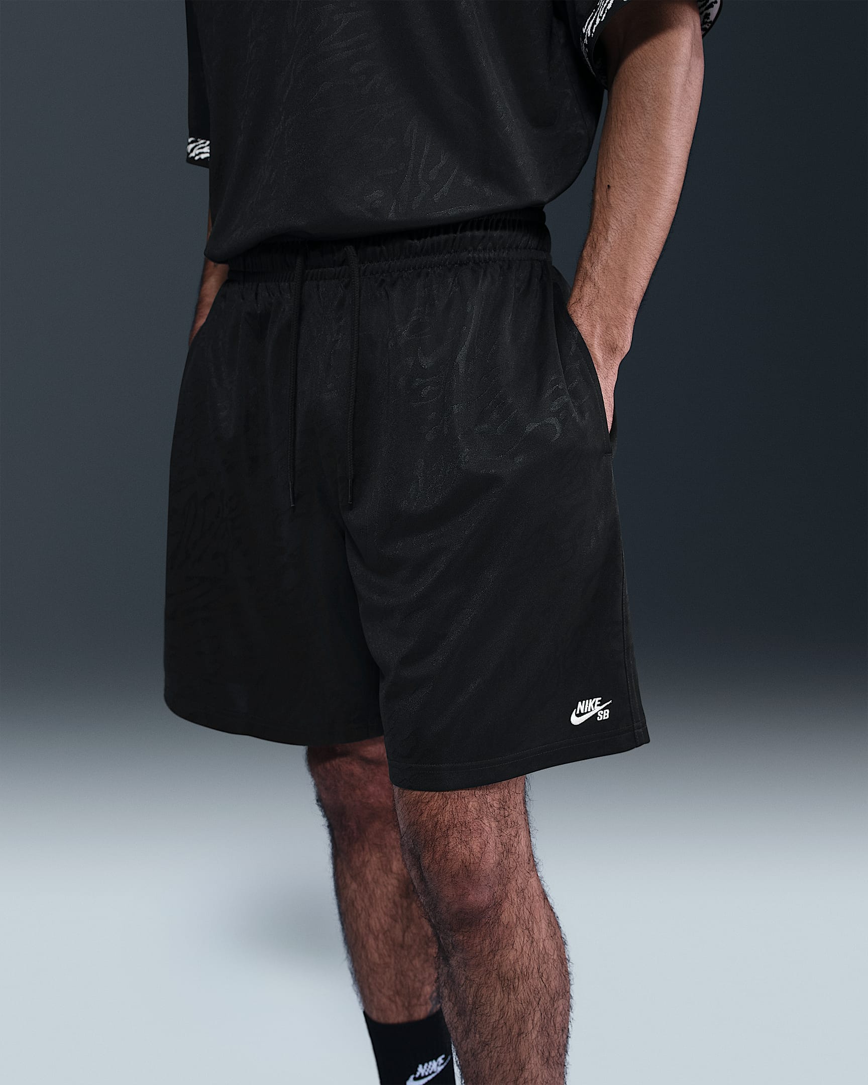 nike sb shorts black