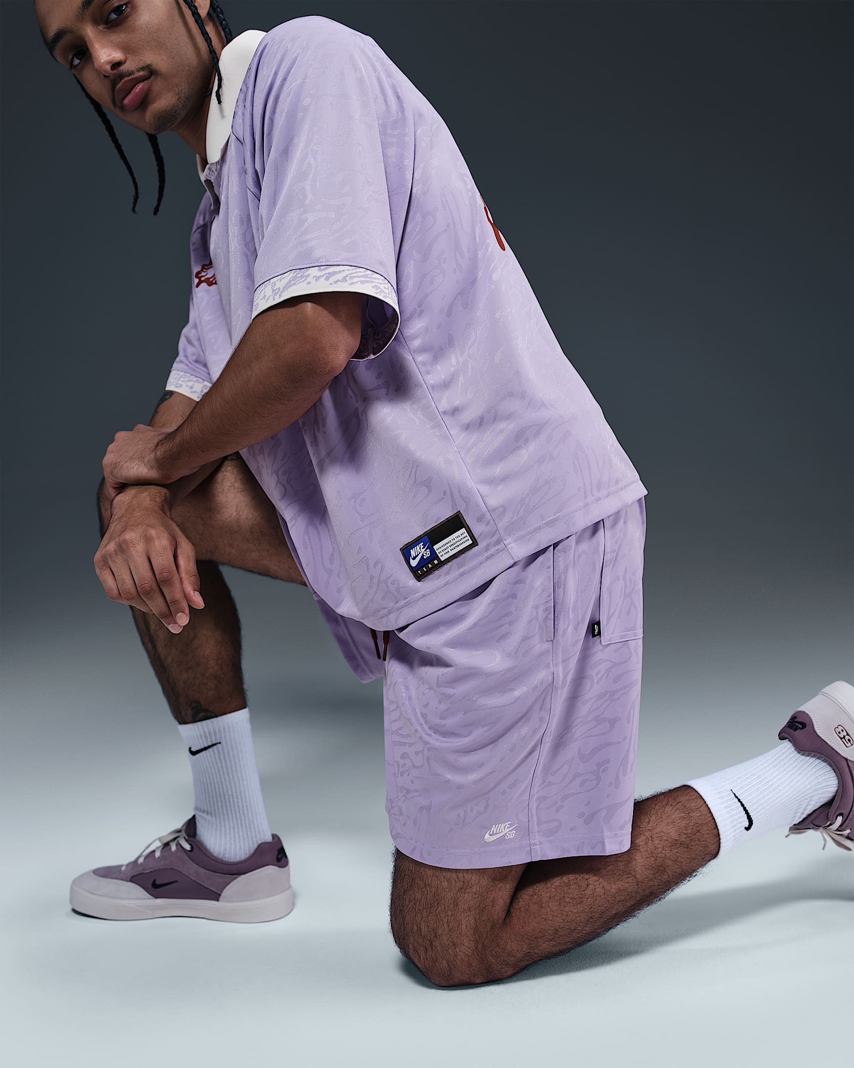 NIKE SB SHORTS Nike SB Dri-Fit Skate Shorts - Violet