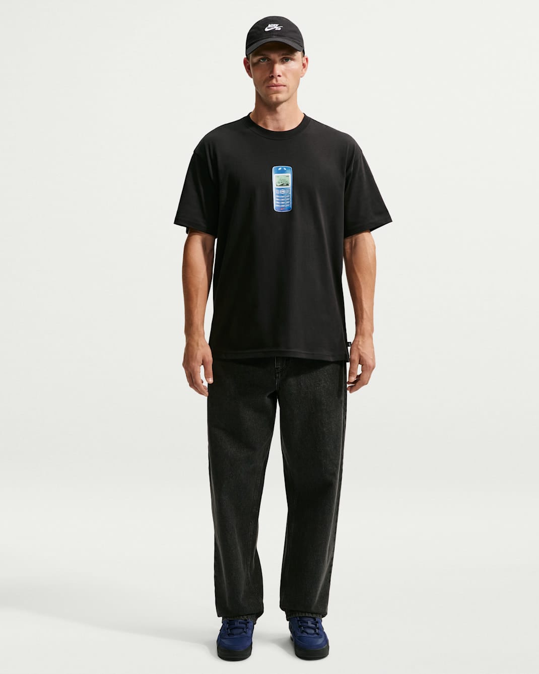 NIKE SB T-SHIRT Nike SB Skate Phone Tee - Black