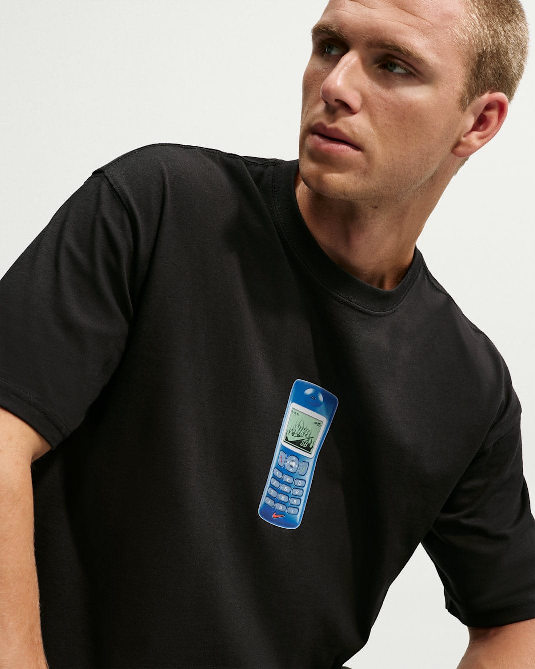 NIKE SB T-SHIRT Nike SB Skate Phone Tee - Black
