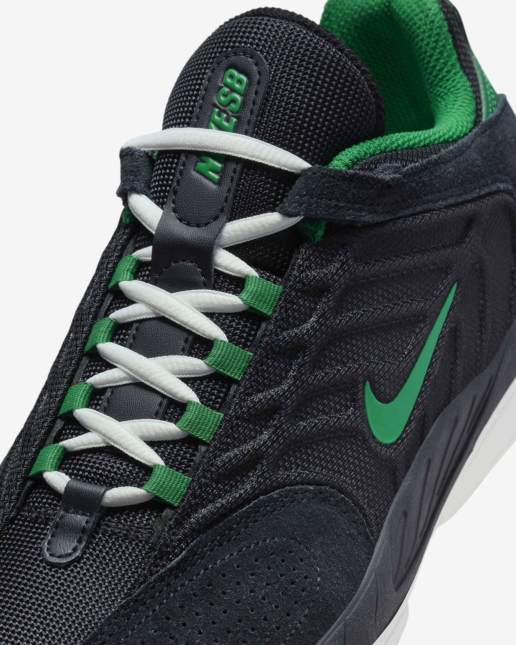 NIKE SB SHOE NIKE SB Nike SB Vertebrae - Black Green