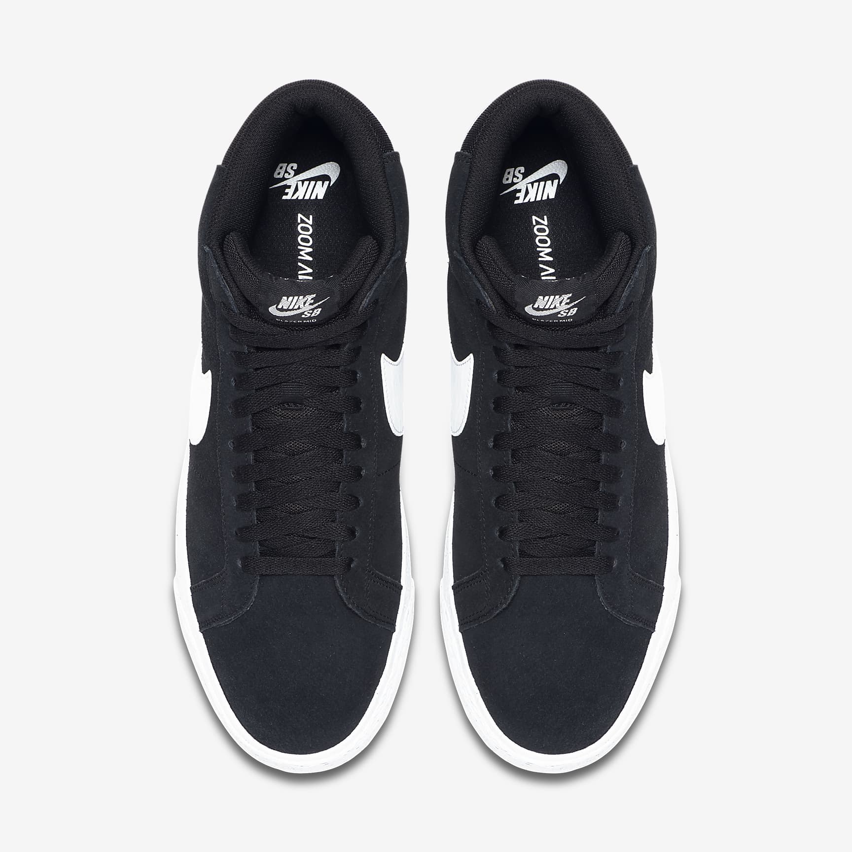 NIKE SB SHOE NIKE SB Nike SB Zoom Blazer Mid - Black White