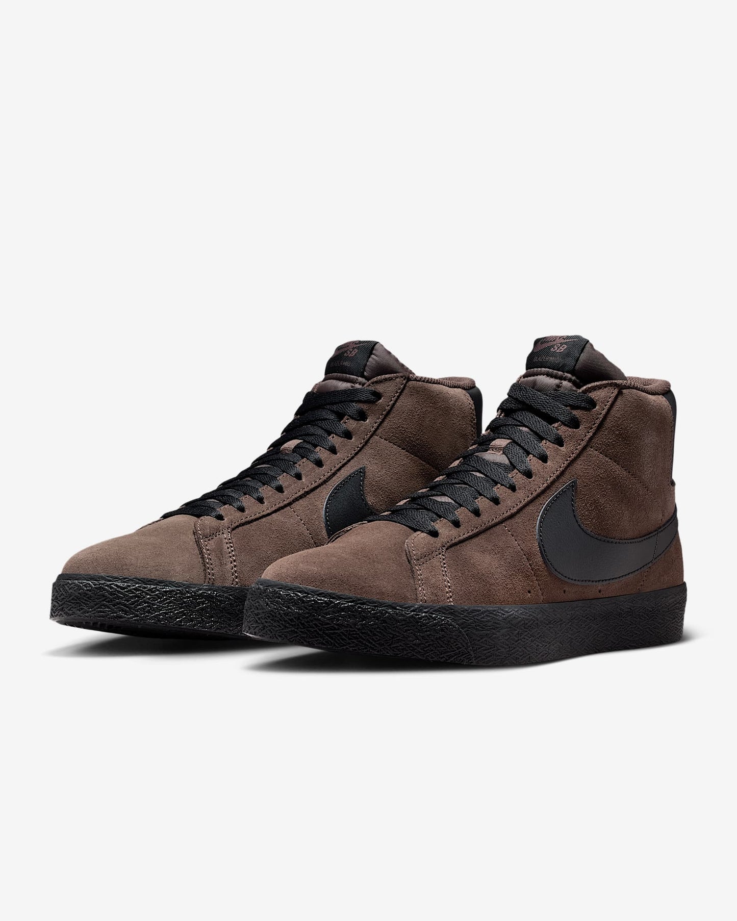 NIKE SB SHOE NIKE SB Nike SB Zoom Blazer Mid - Brown Black