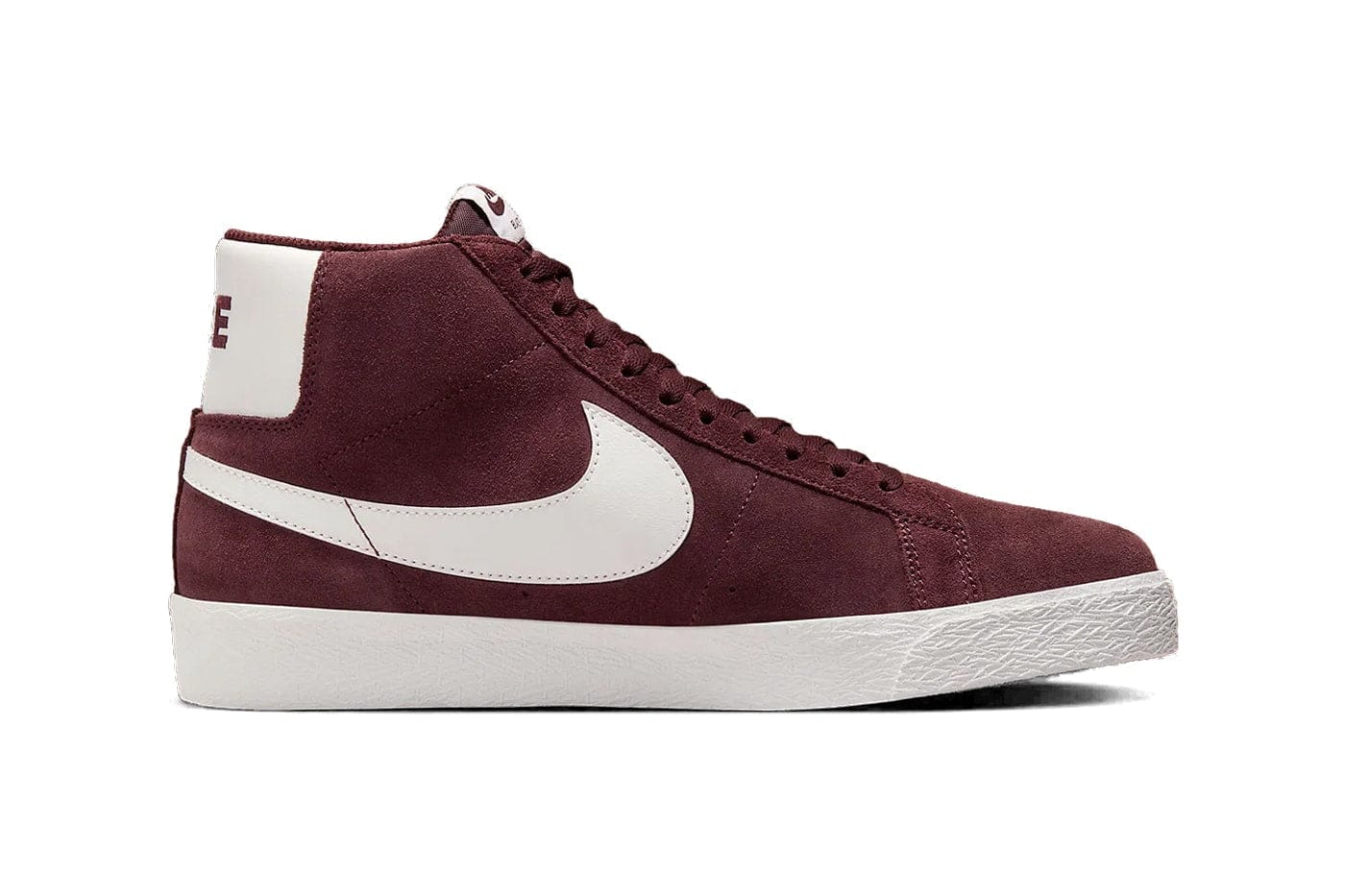 NIKE SB SHOE NIKE SB Nike SB Zoom Blazer Mid - Burgundy Crush White