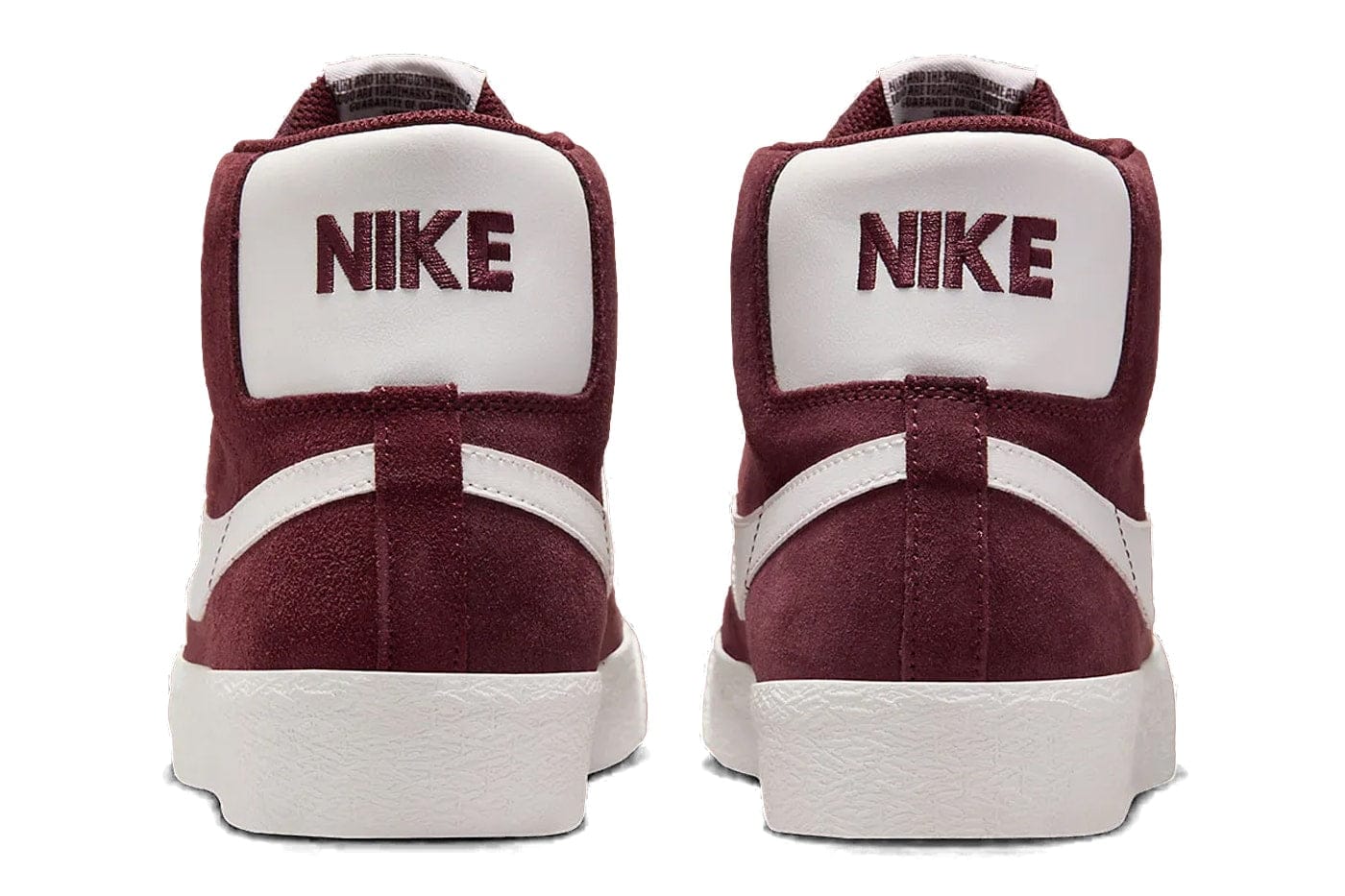 NIKE SB SHOE NIKE SB Nike SB Zoom Blazer Mid - Burgundy Crush White