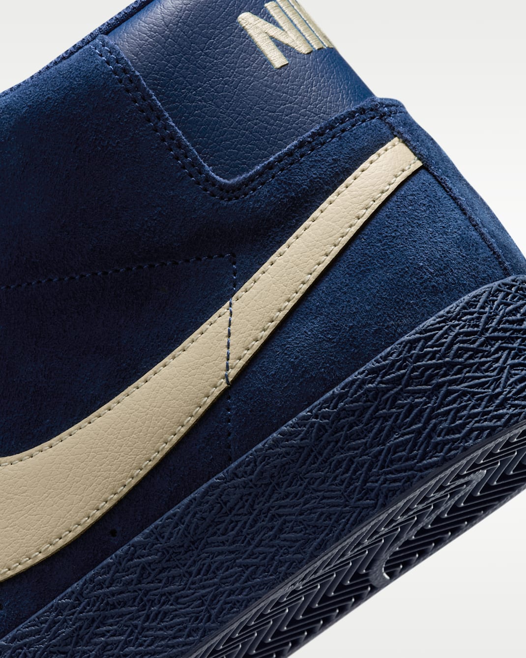 NIKE SB SHOE NIKE SB Nike SB Zoom Blazer Mid - Coastal Blue Pale Yellow