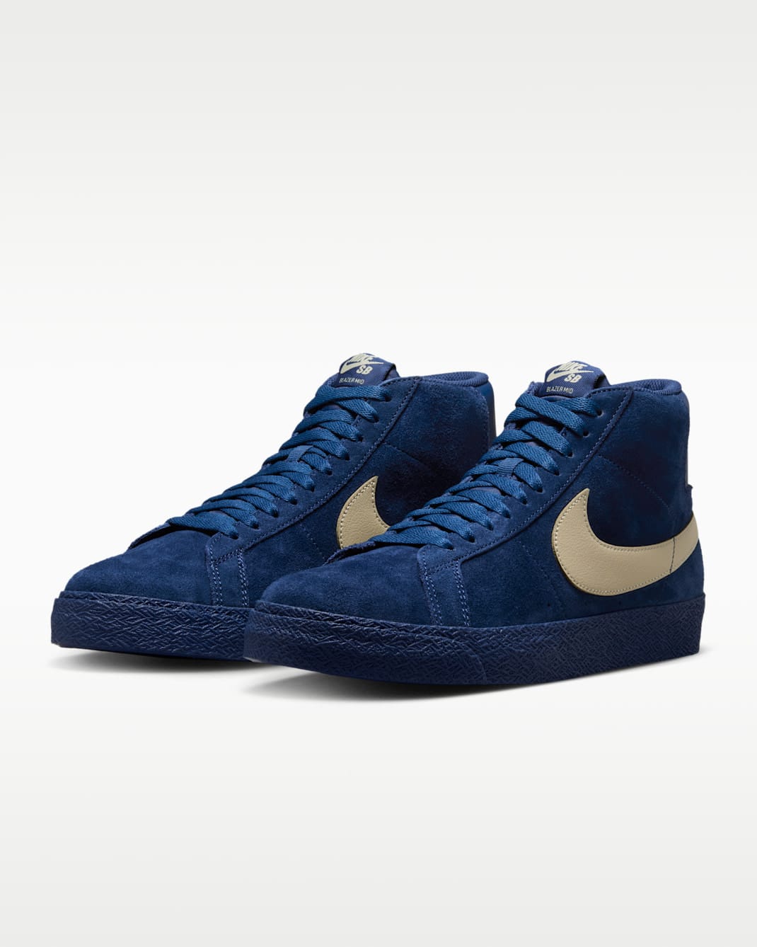 NIKE SB SHOE NIKE SB Nike SB Zoom Blazer Mid - Coastal Blue Pale Yellow