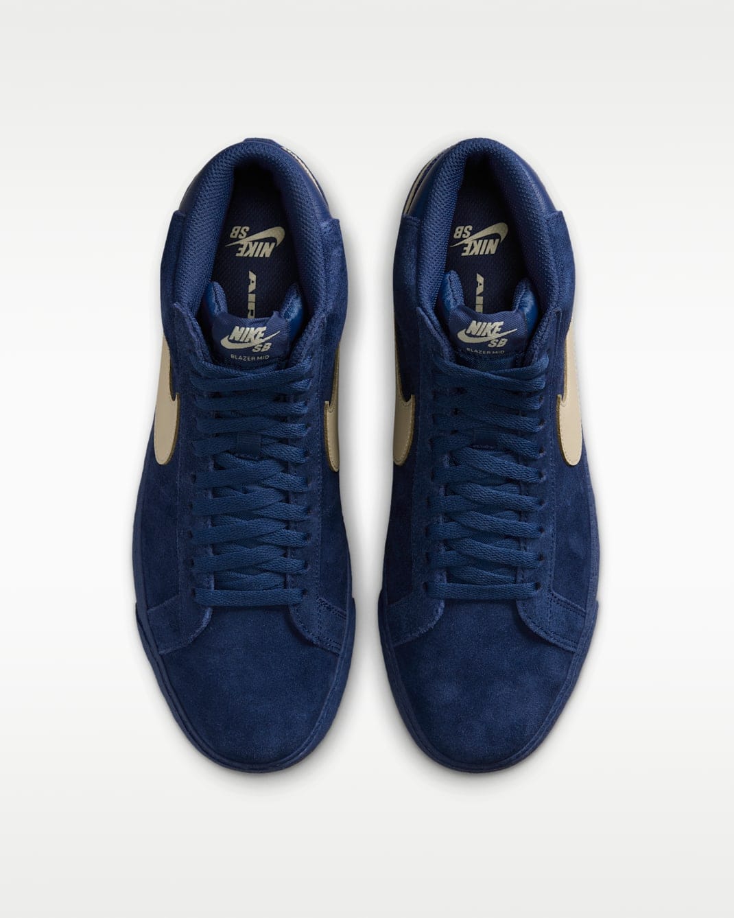 NIKE SB SHOE NIKE SB Nike SB Zoom Blazer Mid - Coastal Blue Pale Yellow