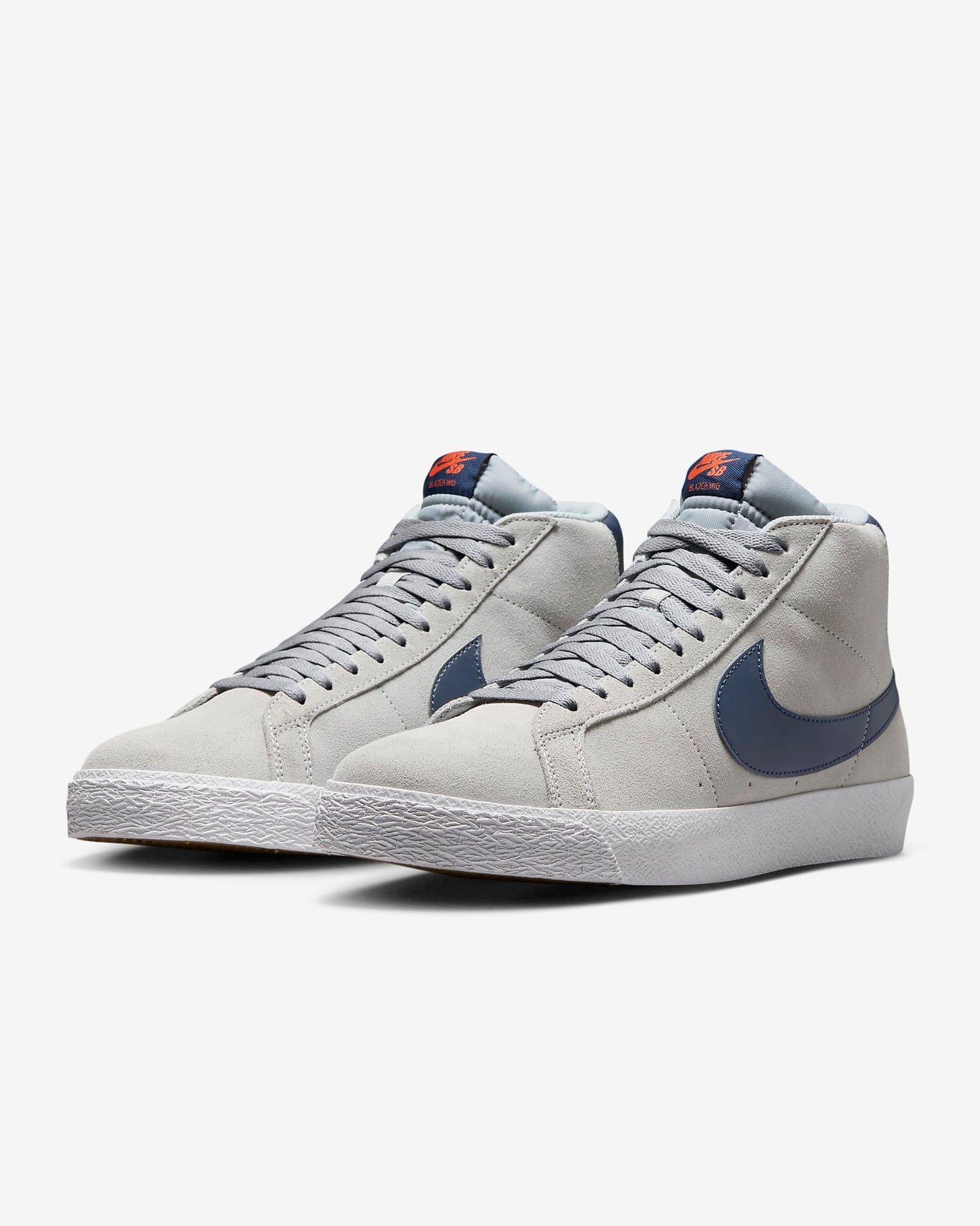 NIKE SB SHOE NIKE SB Nike SB Zoom Blazer Mid - Wolf Grey Navy