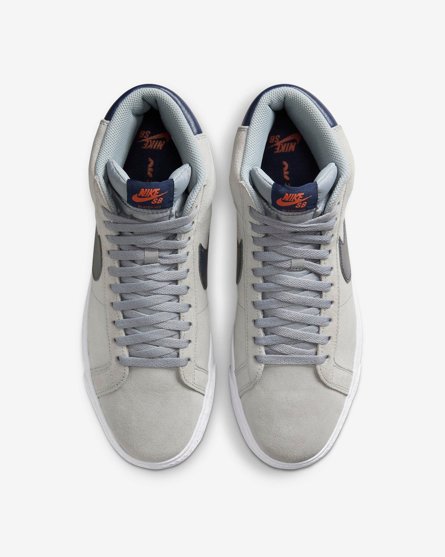 NIKE SB SHOE NIKE SB Nike SB Zoom Blazer Mid - Wolf Grey Navy