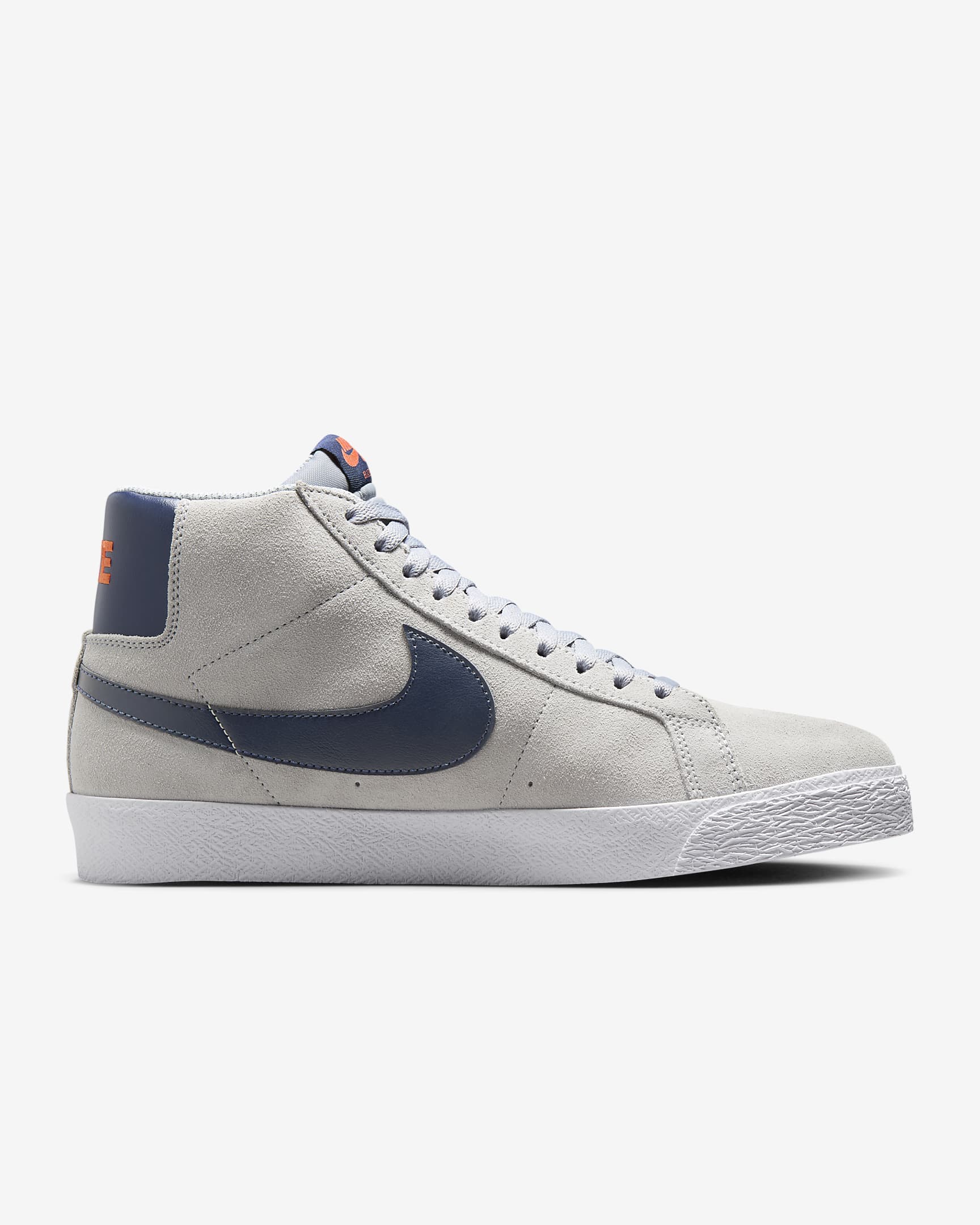 NIKE SB SHOE NIKE SB Nike SB Zoom Blazer Mid - Wolf Grey Navy