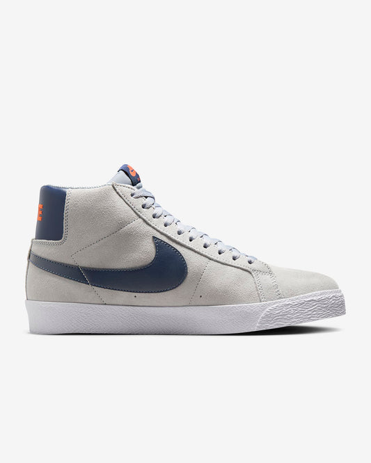 NIKE SB SHOE NIKE SB Nike SB Zoom Blazer Mid - Wolf Grey Navy
