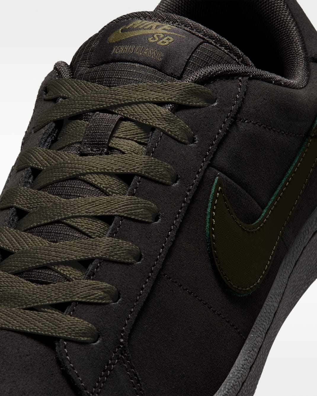 NIKE SB SHOE NIKE SB Nike SB Zoom Tennis Classic - Deep Pewter Medium Olive